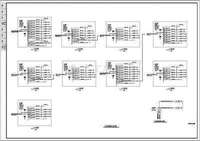 车间照明配电系统图cad图纸